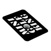Minigolf King Minigolfer Champion Gewinner Magnet (Rechte Seite)