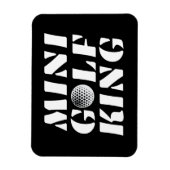 Minigolf King Minigolfer Champion Gewinner Magnet (Vertikal)