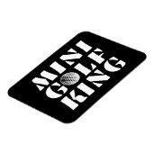 Minigolf King Minigolfer Champion Gewinner Magnet (Linke Seite)