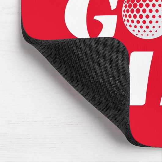 Minigolf King Minigolfer Champion Gewinner Mousepad (Ecke)