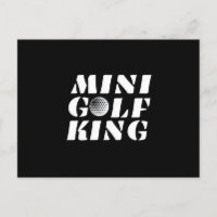 Minigolf King Minigolfer Champion Gewinner