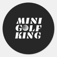 Minigolf King Minigolfer Champion Gewinner