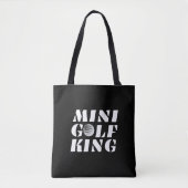 Minigolf King Minigolfer Champion Gewinner Tasche (Vorderseite)
