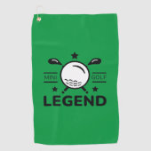 Minigolf Legend Golfhandtuch (Vorderseite)