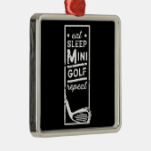 Minigolf Mini Golf Mini Golf Mini Golf Golf Golf Ornament Aus Metall (Rechts)