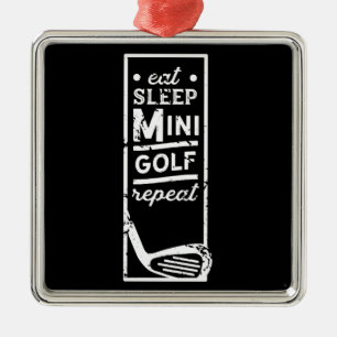 Minigolf Mini Golf Mini Golf Mini Golf Golf Golf Ornament Aus Metall