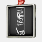 Minigolf Mini Golf Mini Golf Mini Golf Golf Golf Ornament Aus Metall (Links)
