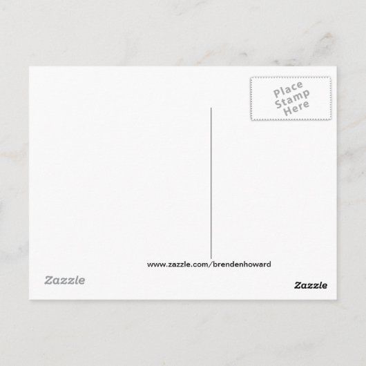 Minigolf Postkarte (Rückseite)