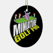 Minigolf Pro I Golfclub Golfer Keramik Ornament (Rechts)