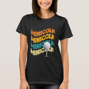 Minigolf Retro-Golf-Outfit Golfplatz T-Shirt