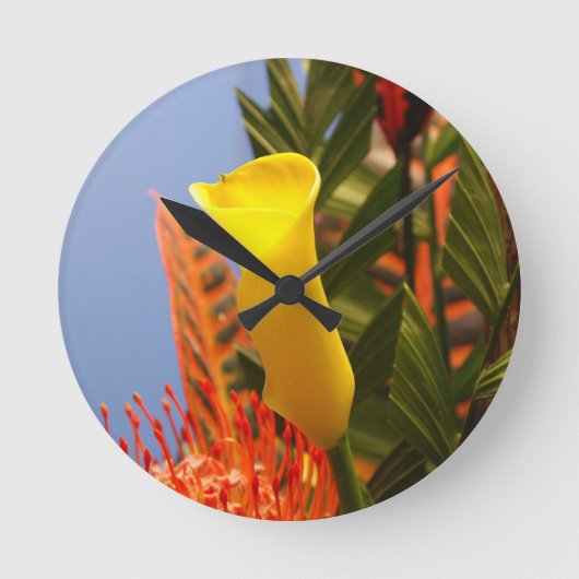 Minigolf Runde Wanduhr (Vorderseite)