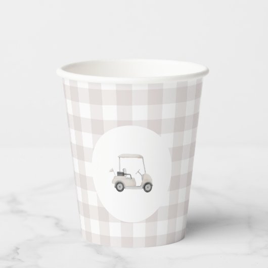 Minigolfdusche Pappbecher (Vorderseite)