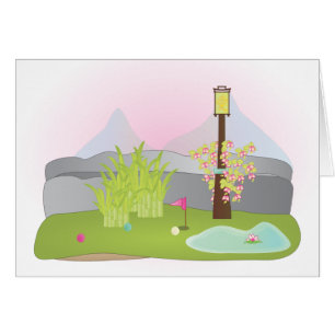 Minigolfplatz-Loch No.4