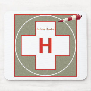Minihubschrauber-Landeplatz - Anytown Krankenhaus Mousepad