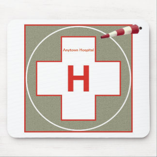 Minihubschrauber-Landeplatz - Anytown Krankenhaus Mousepad