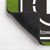 Minihubschrauber-Landeplatz - Anytown Mousepad (Ecke)