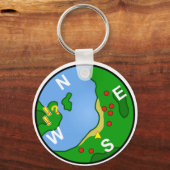 Minikarte Schlüsselanhänger (Vorderseite)