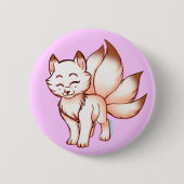 Minikitsune Unterseite Button (Vorderseite)