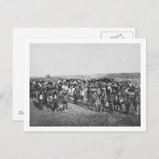 Minikonjugou mit White Soldiers Postkarte (Vorne/Hinten)