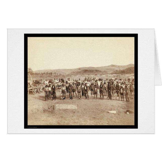 Minikonou Indian bei Grass Dance SD 1890 (Vorderseite (Horizontal))