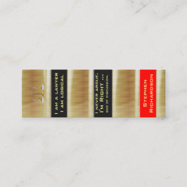 MiniLesezeichen Mini Visitenkarte