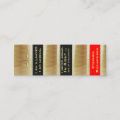 MiniLesezeichen Mini Visitenkarte (Vorderseite)