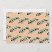 Minima l, Pflanze Custom Wedding UAWG Einladung (Rückseite)