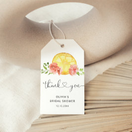 Minima Lemon Brautparty Danke Ihnen für Tags Geschenkanhänger