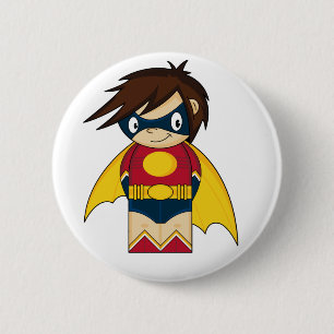 Minimädchen-Knopf Button