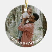 Minimal 1 Foto Keramik Ornament (Vorne)