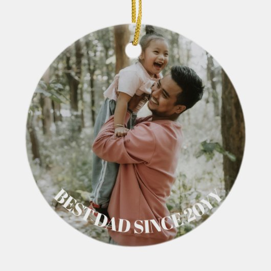 Minimal 1 Foto Keramik Ornament (Vorne)