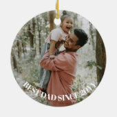 Minimal 1 Foto Keramik Ornament (Hinten)