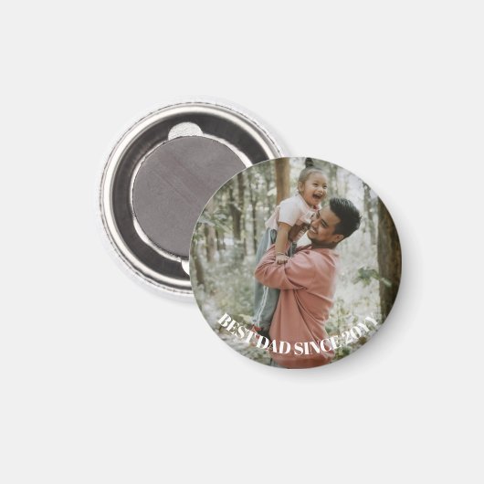 Minimal 1 Foto Magnet (Vorderseite/Rückseite)