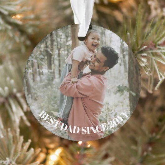 Minimal 1 Foto Ornament (Baum)