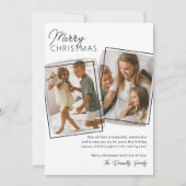 Minimal 2 Foto Weihnachten (Vorderseite)