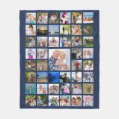 Minimal 45 Fotomaterial Vorlage Benutzerdefinierte Fleecedecke (Vorderseite)