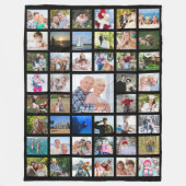 Minimal 45 Vorlage für die FotoCollage individuell Fleecedecke (Vorderseite)