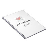 Minimal A Little Note of Love Notebook Notizblock (Rechte Seite)