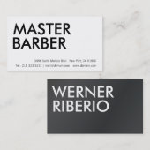 minimal, aber Beruflich Visitenkarte (Vorne/Hinten)