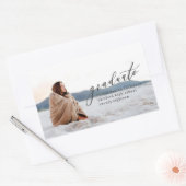 MINIMAL-ABSCHLUSS RECHTECKIGER AUFKLEBER (Umschlag)