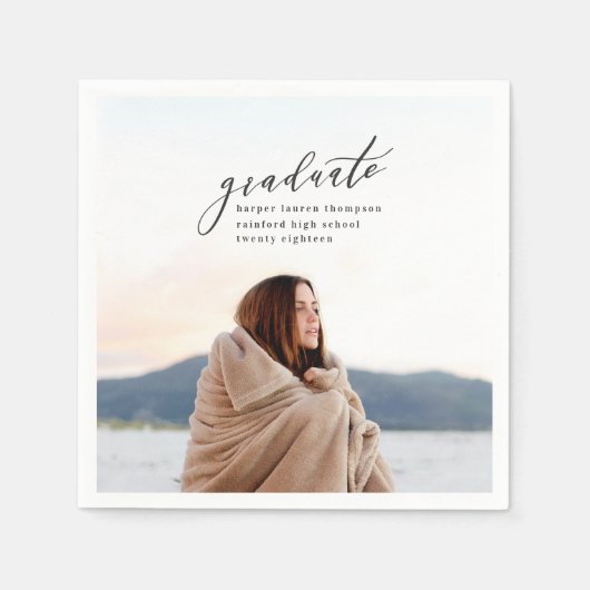 MINIMAL-ABSCHLUSS SERVIETTE (Vorderseite)