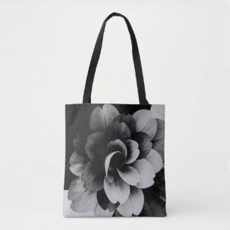 Minimal Abstract Floral Tote Bag Tasche