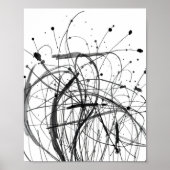 Minimal Abstract Line Art Prints Poster (Vorne)