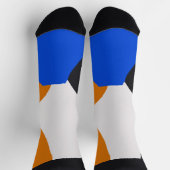 Minimal Abstrakt 98 Socken (Oben)