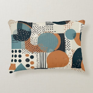 Minimal Abstraktes Nahtloses Muster - Geometrisch  Dekokissen