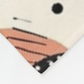 Minimal Abstraktes Nahtloses Muster - Geometrisch Fleecedecke (Ecke)