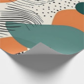 Minimal Abstraktes Nahtloses Muster - Geometrisch Geschenkpapier (Ecke)