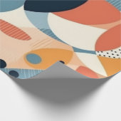 Minimal Abstraktes Nahtloses Muster - Geometrisch Geschenkpapier (Ecke)