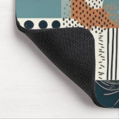 Minimal Abstraktes Nahtloses Muster - Geometrisch  Mousepad (Ecke)
