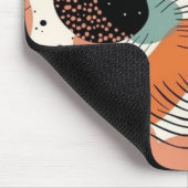 Minimal Abstraktes Nahtloses Muster - Geometrisch  Mousepad (Ecke)